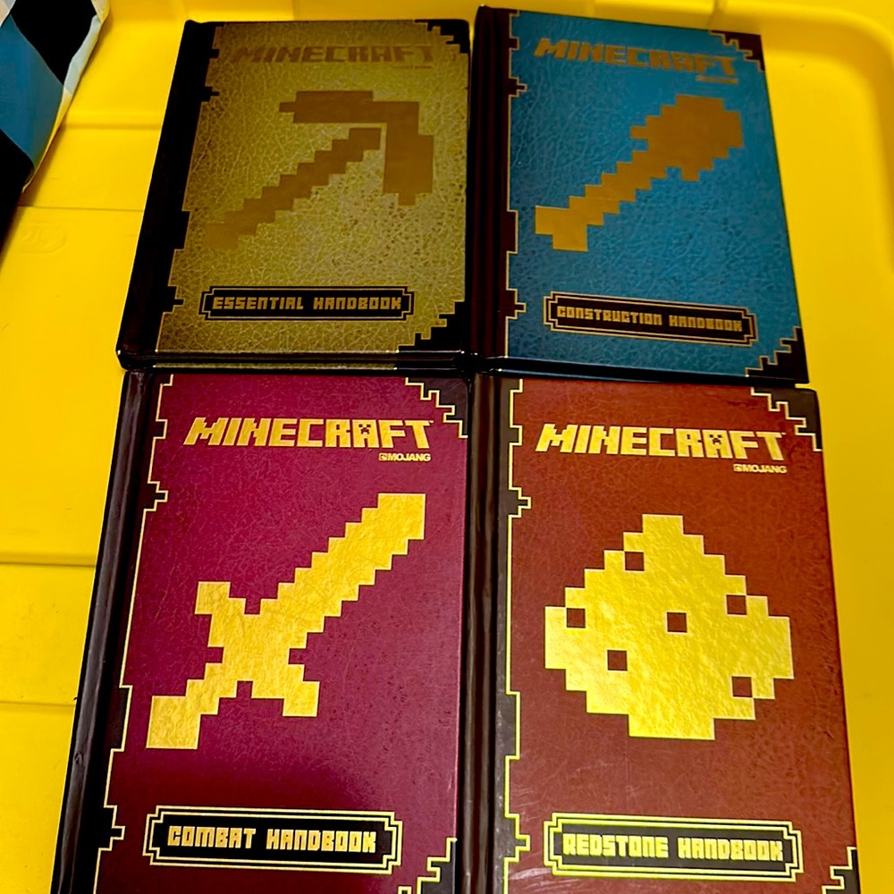 MINECRAFT books lot of 4